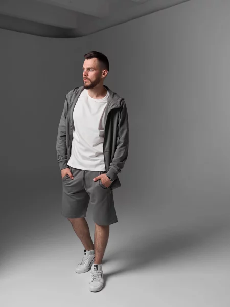 Костюмный спортивный костюм Handy Wear серый