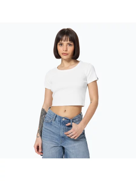 Tričko Pitbull Cropped white bílé