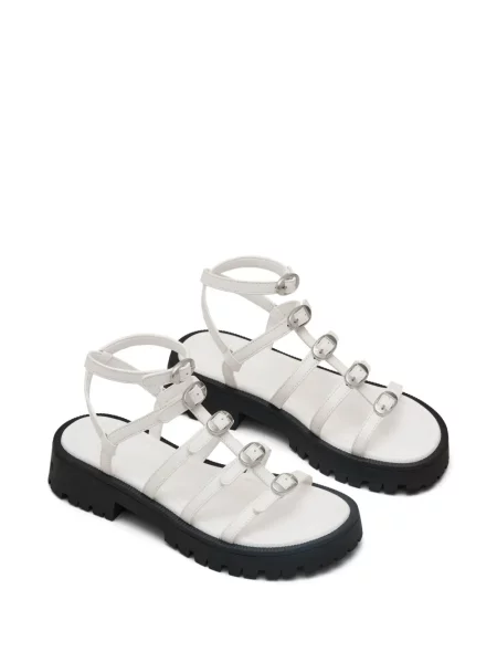 Sandale Marc Jacobs fără toc alb