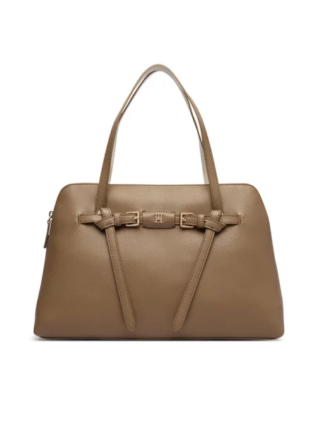 Tommy Hilfiger Torebka Th Buckle Tote beżowy