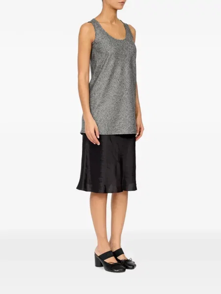 Rochie midi Mm6 Maison Margiela gri