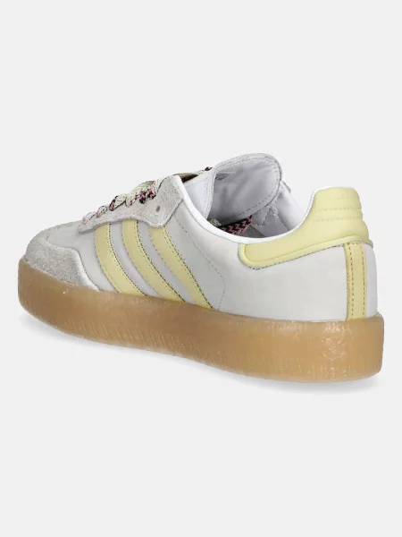 Кожаные кроссовки Adidas Originals серые