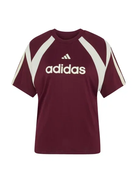 ADIDAS SPORTSWEAR Tricou funcțional TIRO castaniu alb