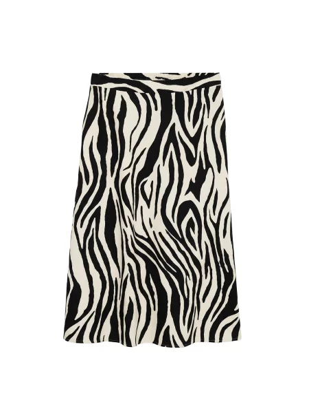 Vero Moda Fustă midi Mymilo negru