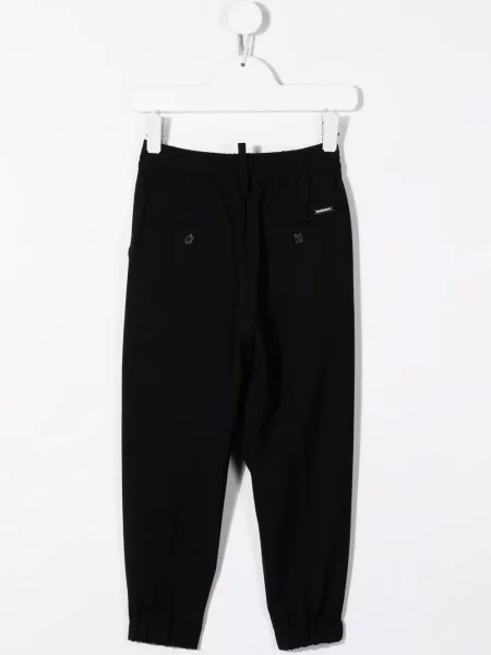 Dětské kalhoty Dsquared2 černé