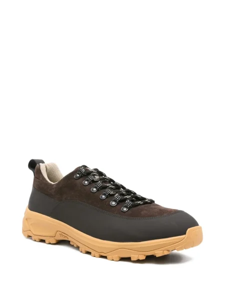 Sneakers Eleventy με κορδόνια σουέντ καφέ
