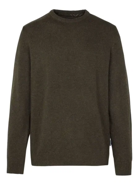 Вълнен пуловер Barbour зелено