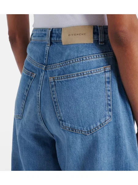 Kavbojke Givenchy z visokim pasom modra