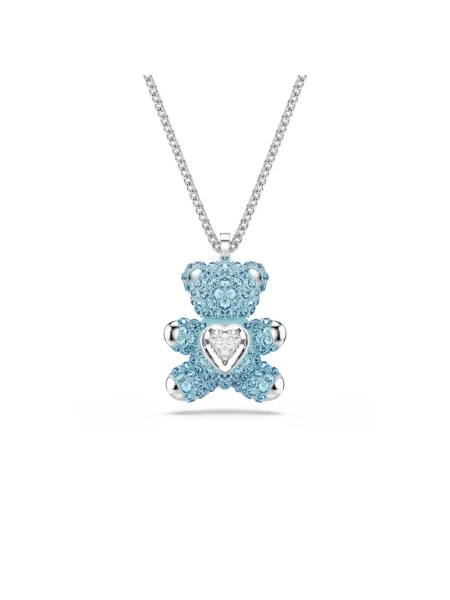 Swarovski naszyjnik TEDDY niebieski