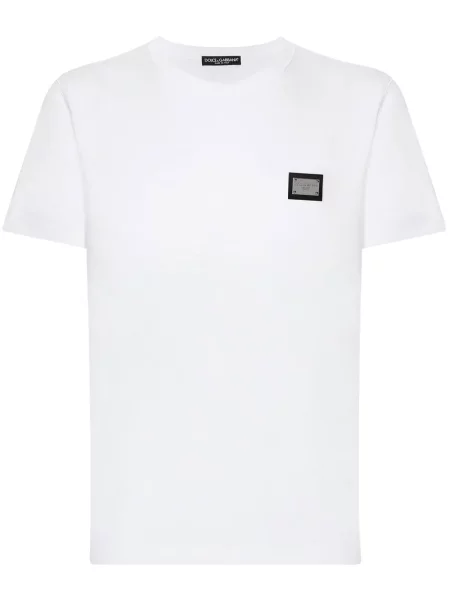 Tricou Dolce & Gabbana scurt alb