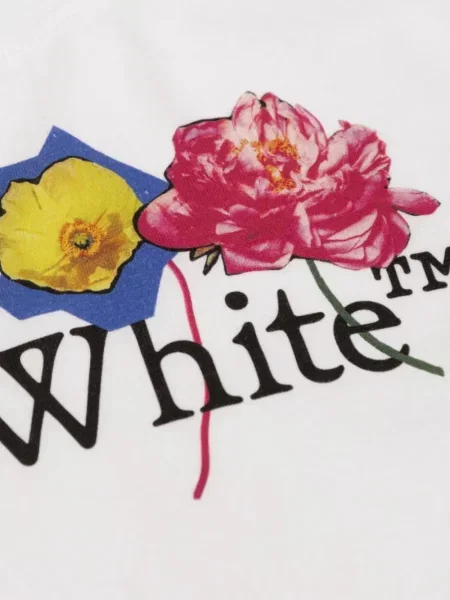 Koszulka dziecięca Off-white biała
