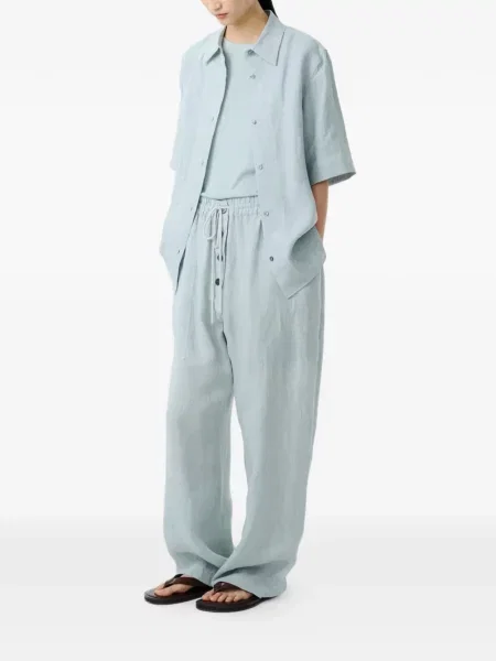 Tricou Studio Nicholson cu nervuri albastru