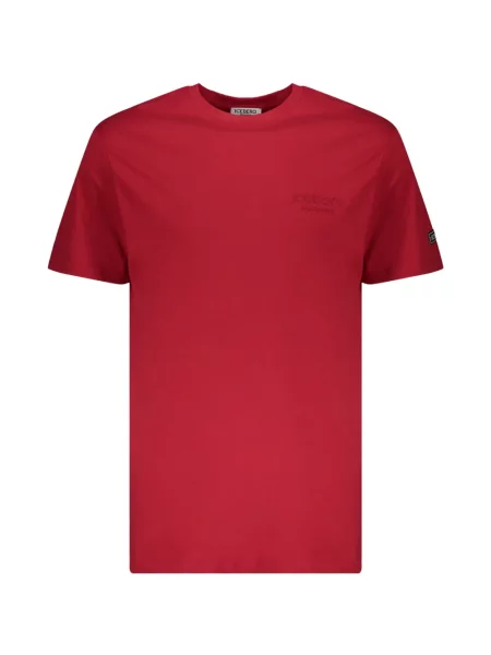 Tricou Iceberg cu broderie roșu