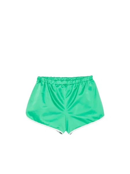 Satynowe szorty The Frankie Shop zielone