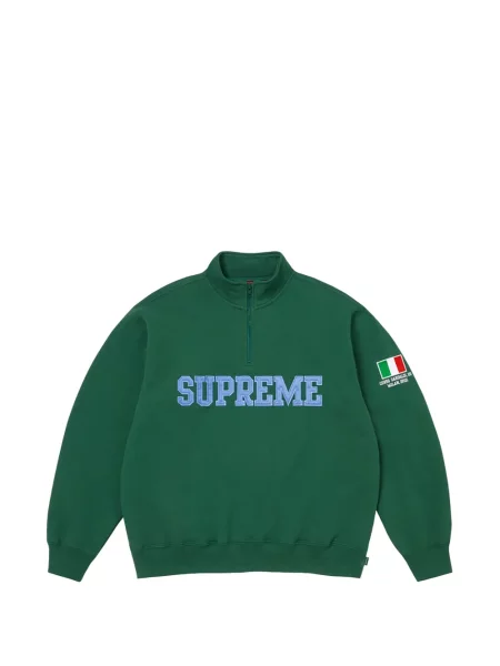 Hanorac cu fermoar Supreme verde