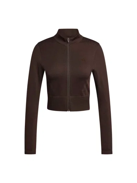 ADIDAS PERFORMANCE Hanorac tricotat Essentials închis maro