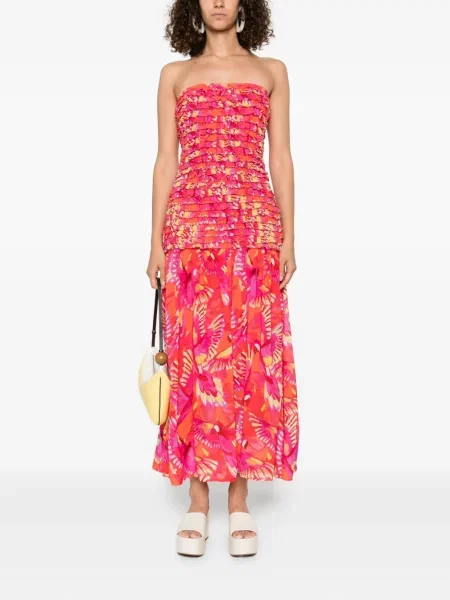 Rochie midi Farm Rio până la genunchi de costum roz