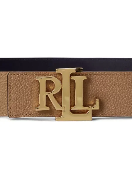 Кожаный ремень Lauren Ralph Lauren с ремешками