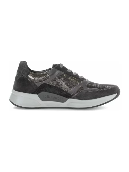 Sneakersy Gabor na koturnie szare