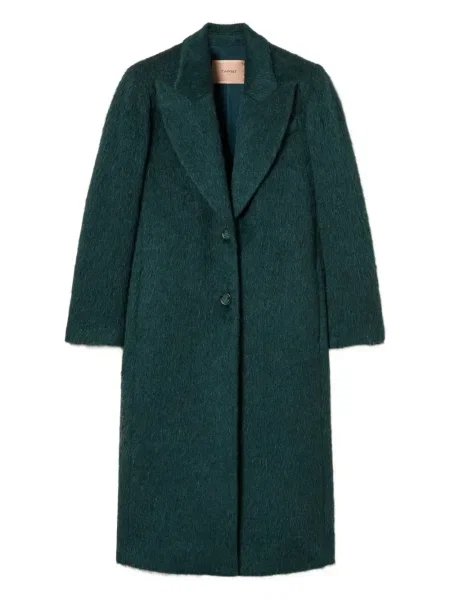 Palton Twinset de lână verde