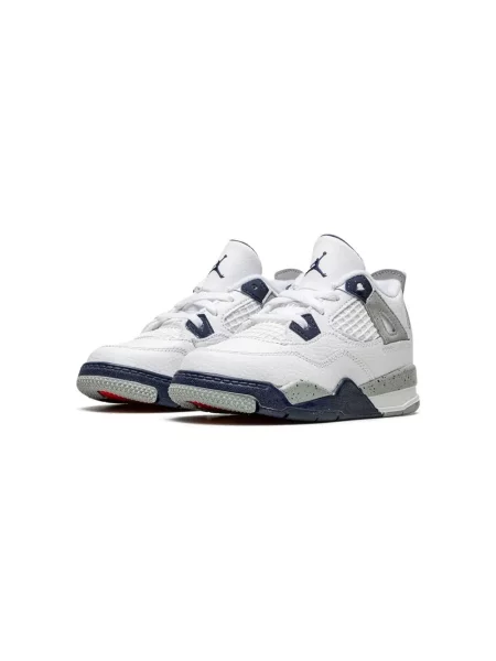 Sneakersy dziecięce Jordan 4 Retro białe