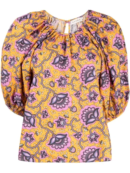 Блуза Rhode с принт оранжево