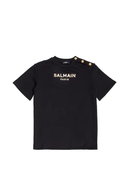 Koszulka dziecięca Balmain czarna