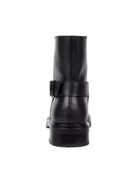 Botki Tommy Hilfiger skórzane czarne