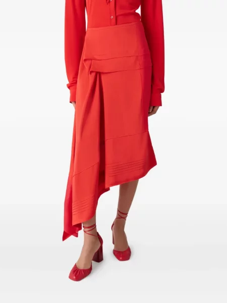 Fusta plisata Lemaire plisată roșu