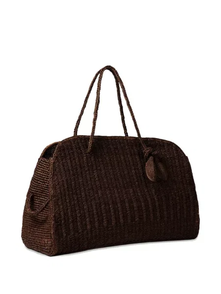 Geantă shopper Jacquemus maro