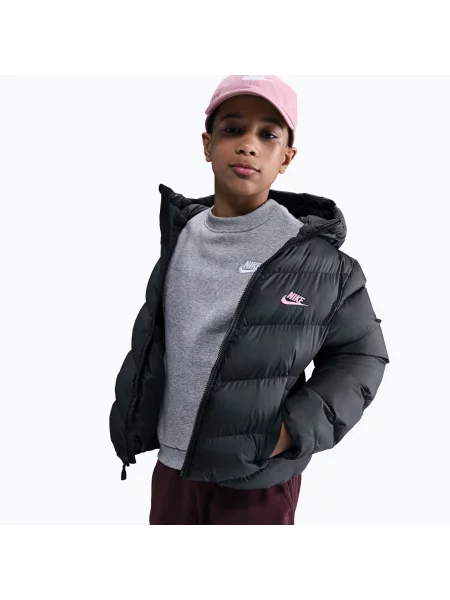 Gyerek kabát Nike Sportswear All Day Play bback/med soft pink. Méret: fekete