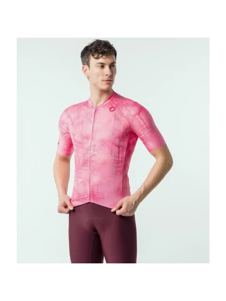 Koszulka rowerowa damska Giro d'Italia Trofeo krótki rękaw XXL różowa