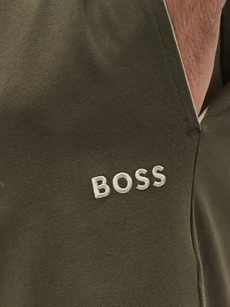 BOSS Pyžamové nohavice Mix&Match olivová