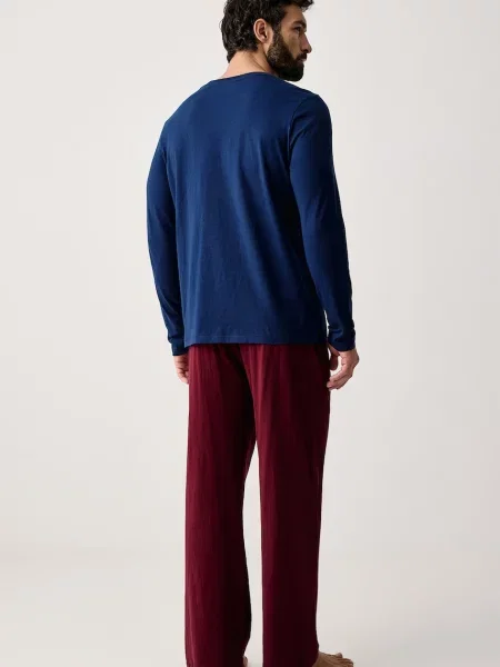 Tommy Hilfiger piżama dwuczęściowa niebieska