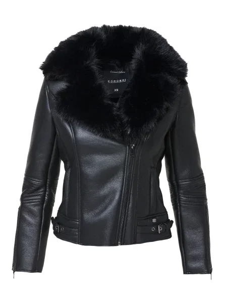 KOROSHI Geacă de iarnă negru