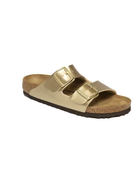 Klapki Birkenstock zamszowe żółte