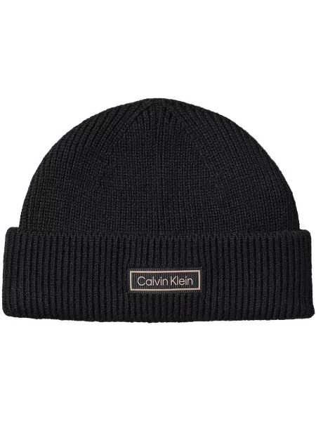Chunky čiapka Calvin Klein čierna