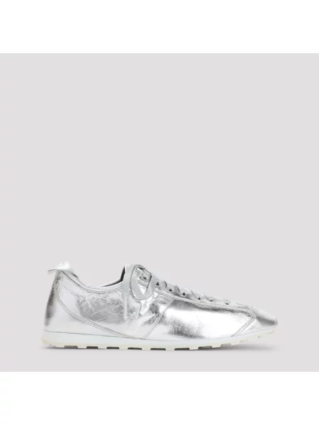 Buty do tenisa Jacquemus skórzane do tenisa szare