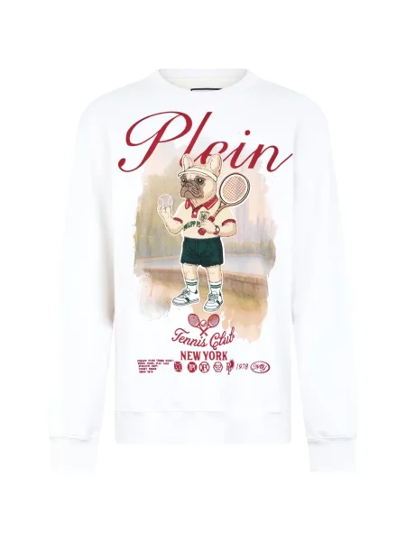 Hanorac Philipp Plein tenis alb