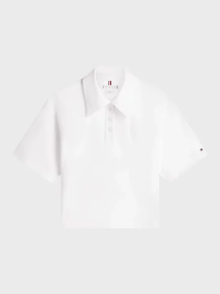 Поло Tommy Hilfiger біле