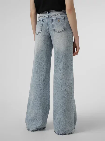 Прямые джинсы Armani Exchange из лиоцела голубые