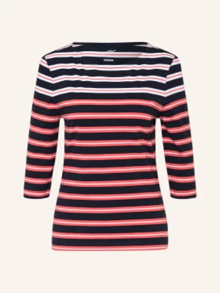 Joy Sportswear Tričko Janette S Rukávy tmavě modrá / červená bílá