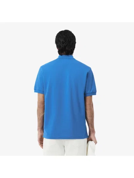Lacoste Koszulka Polo Classic Fit Light Piqué niebieska