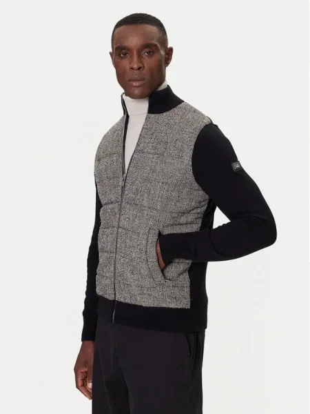 KARL LAGERFELD Cardigan negru