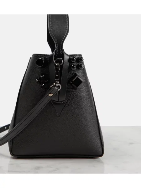 Geantă bucket Christian Louboutin din piele negru