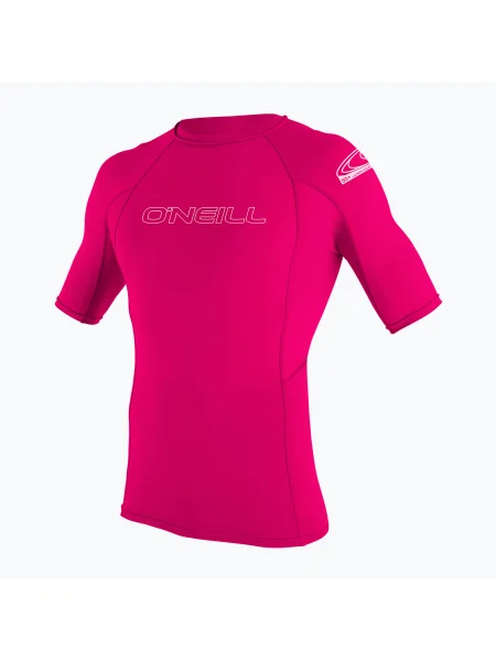 O'Neill Basic Skins Rash Guard cămașă de înot pentru copii pepene verde