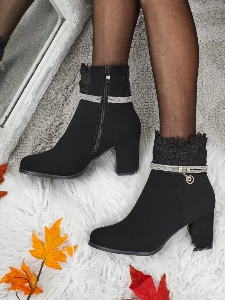 Botine Resti elegante negru