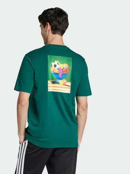 Футболка Adidas зеленая