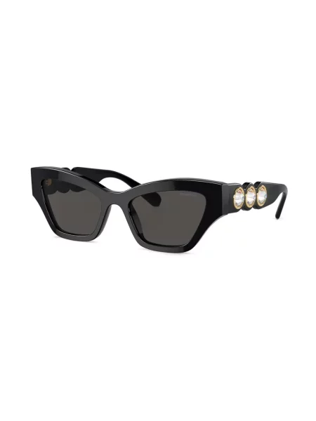 Sunčane naočale Swarovski Eyewear s kristalima crna
