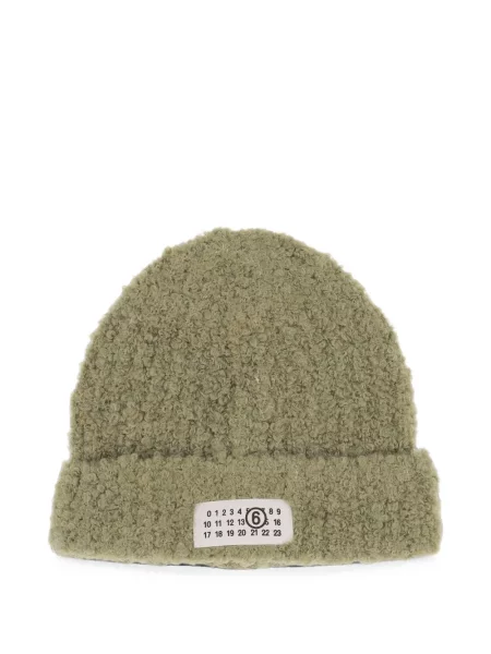 Căciulă Mm6 Maison Margiela cu autograf verde
